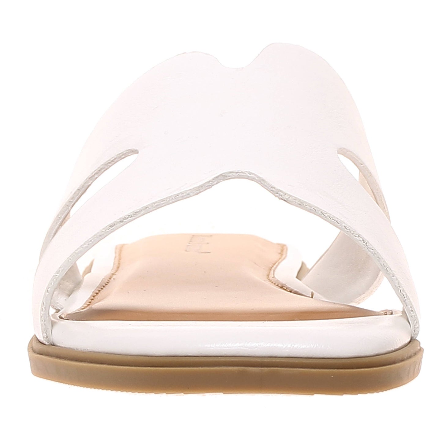 Trendy H-Shaped White Sandals