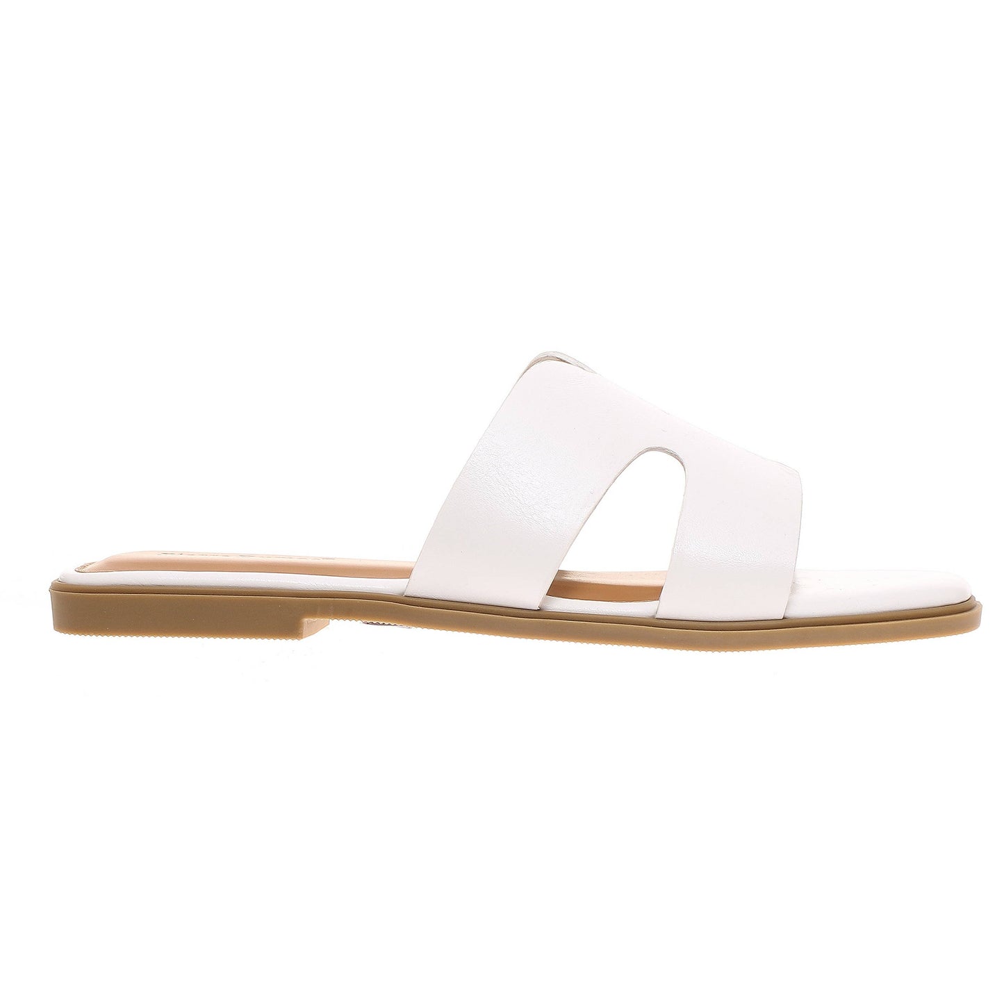Trendy H-Shaped White Sandals
