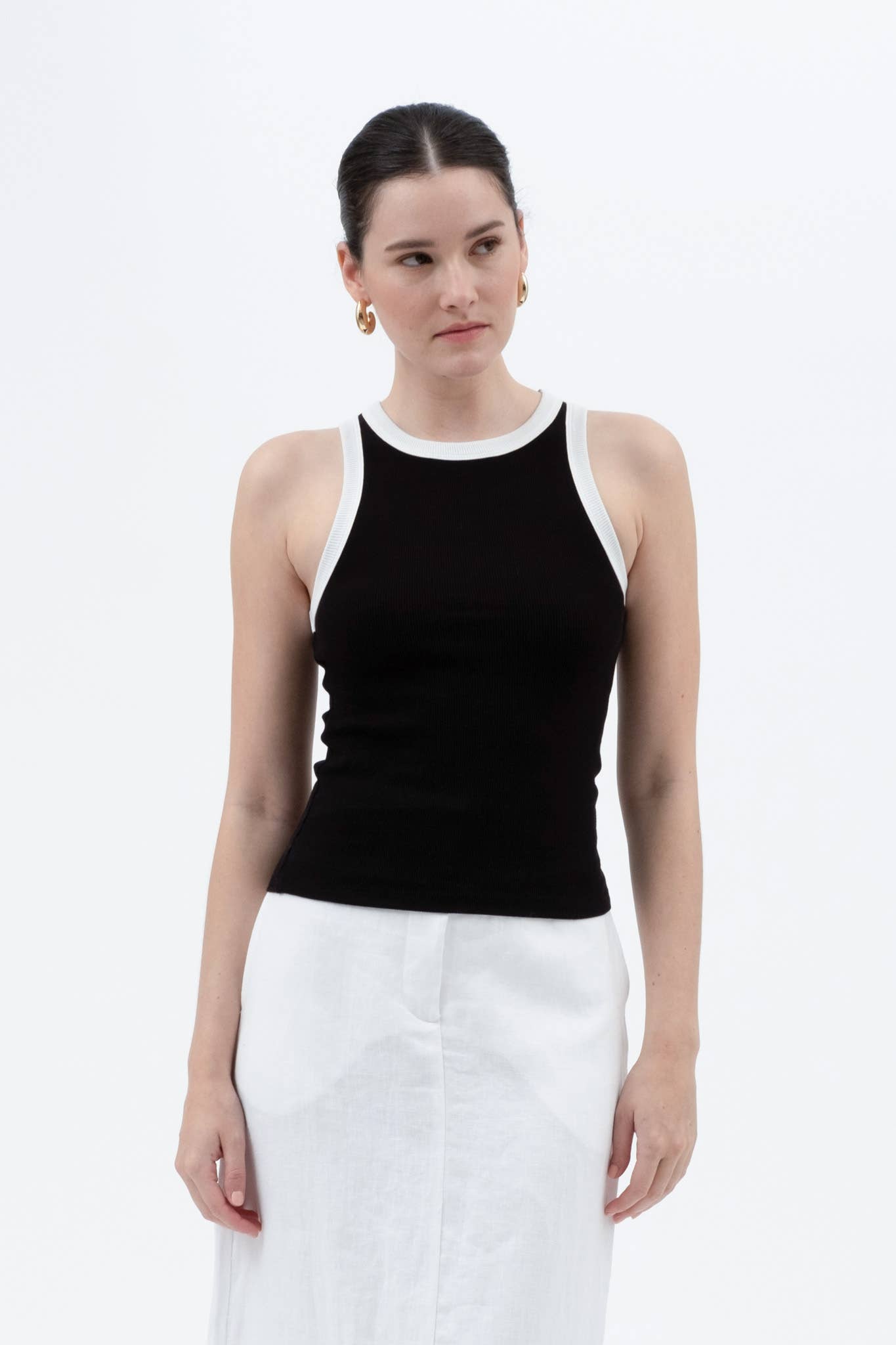 The Brooklyn Contrast Tank