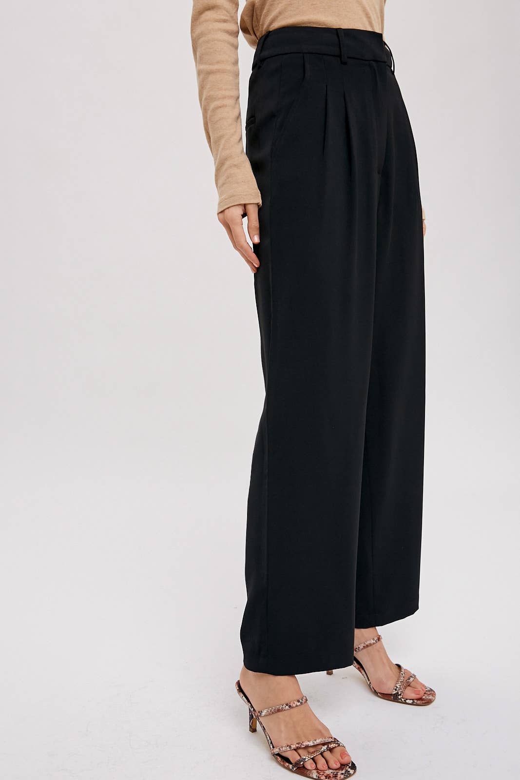 Tailored High Waisted Pants