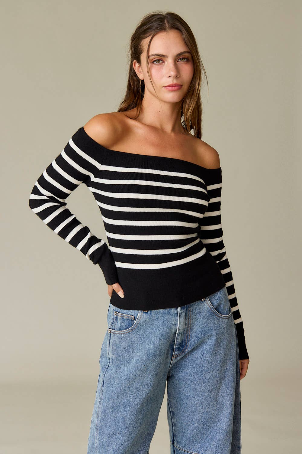 Bella Off the Shoulder Knit Top