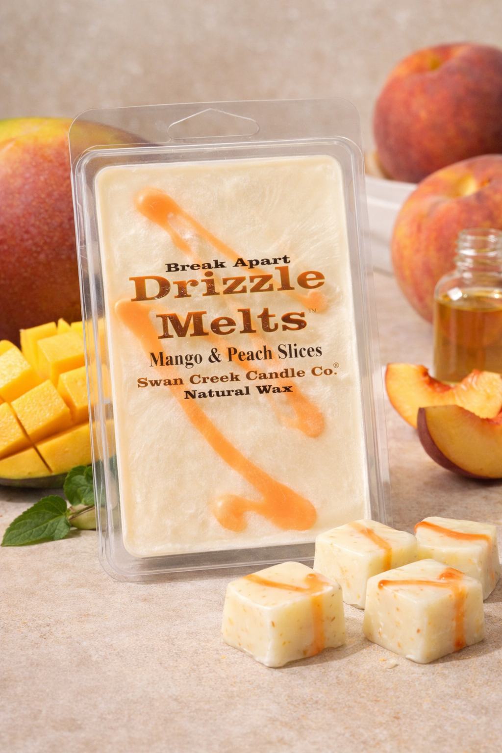 Mango & Peach Slices Drizzle Melts™