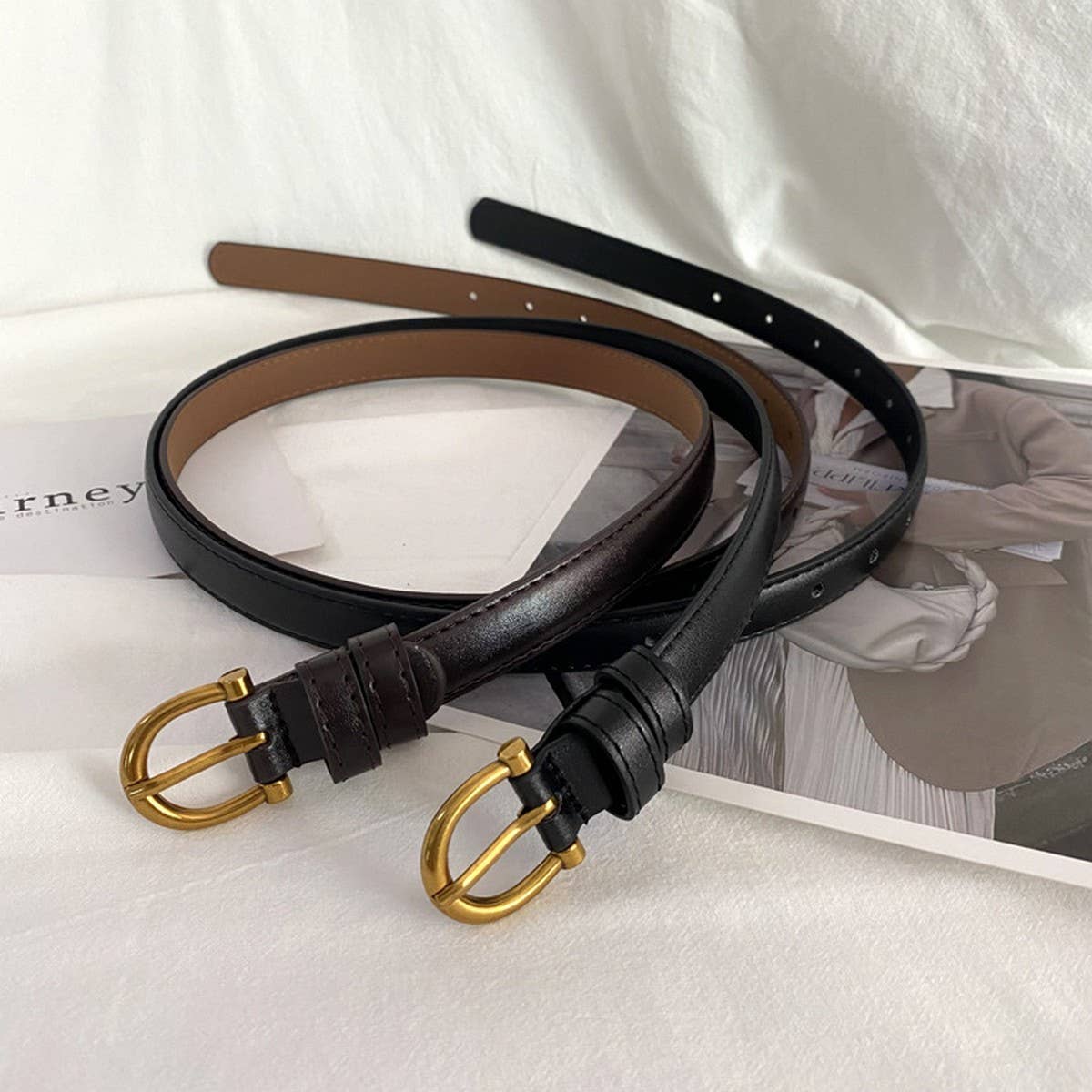 Retro Fashion Decorative Thin Belt