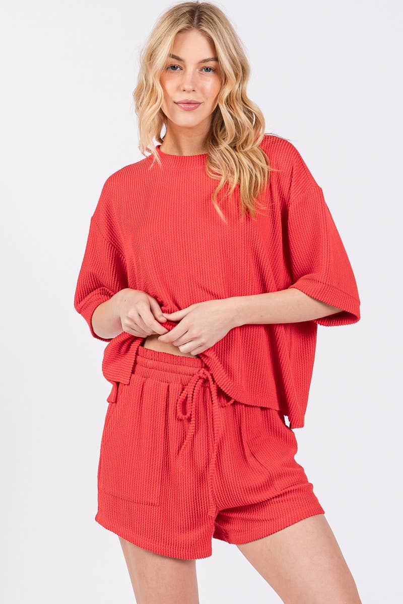 Ribbed Knit Set