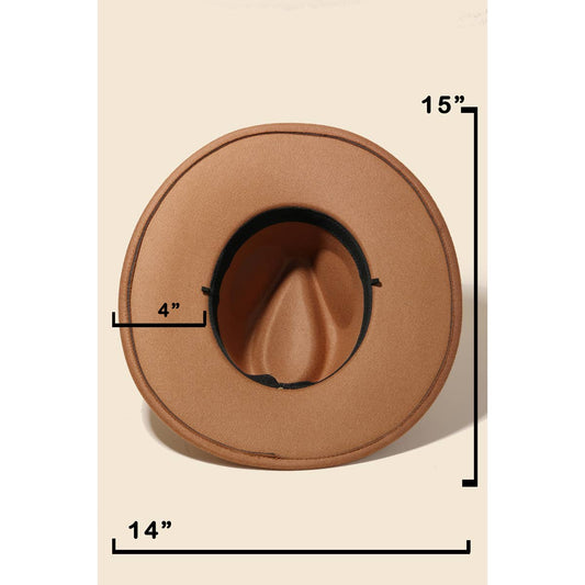 Chain Band Fedora Hat