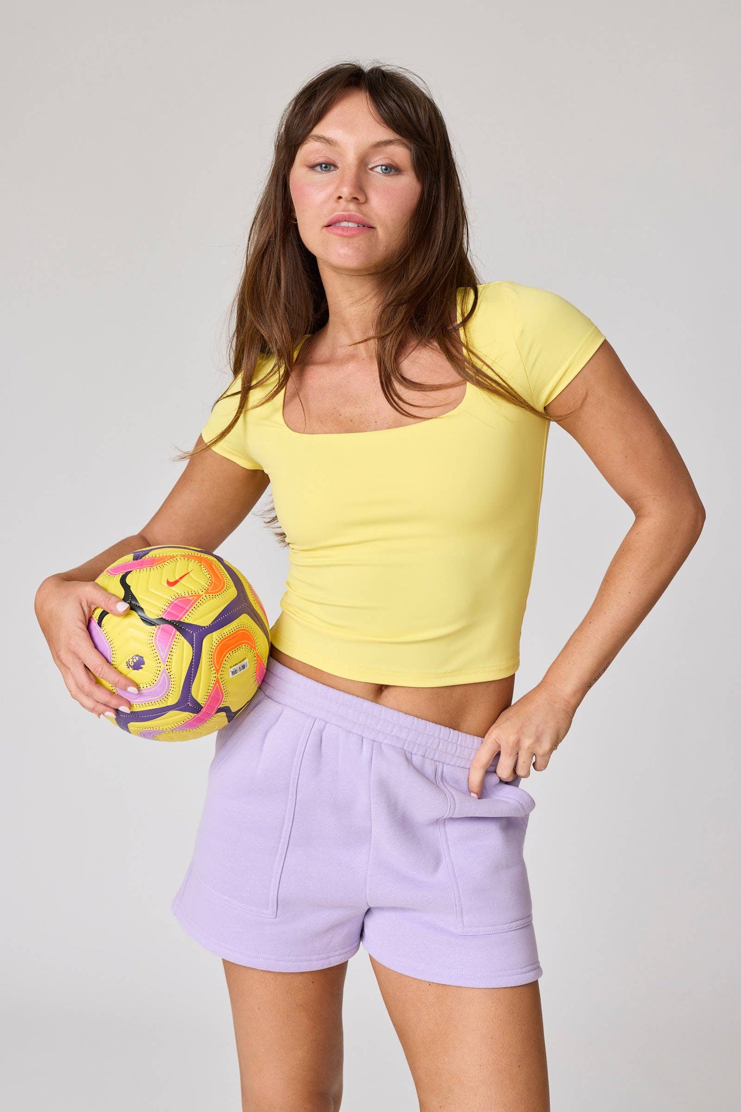 Nova Slim Fit Square Neck Top