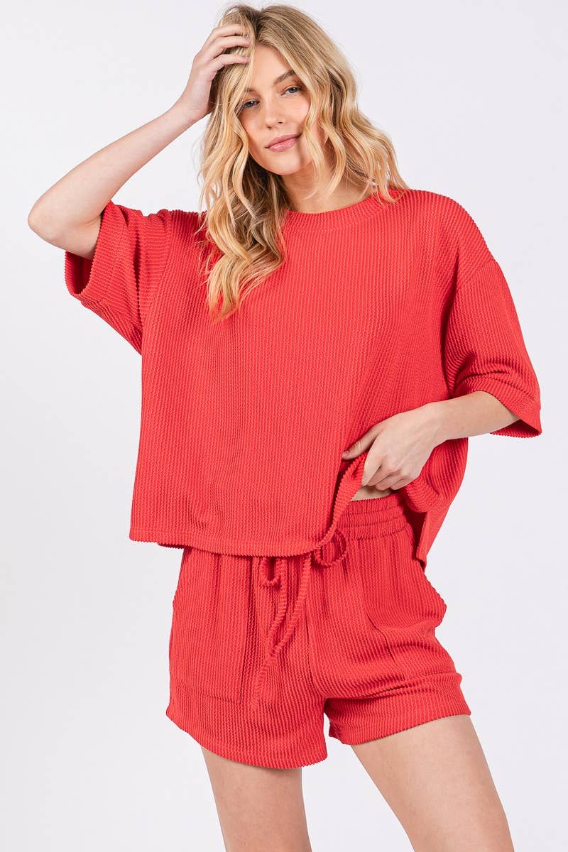 Ribbed Knit Set