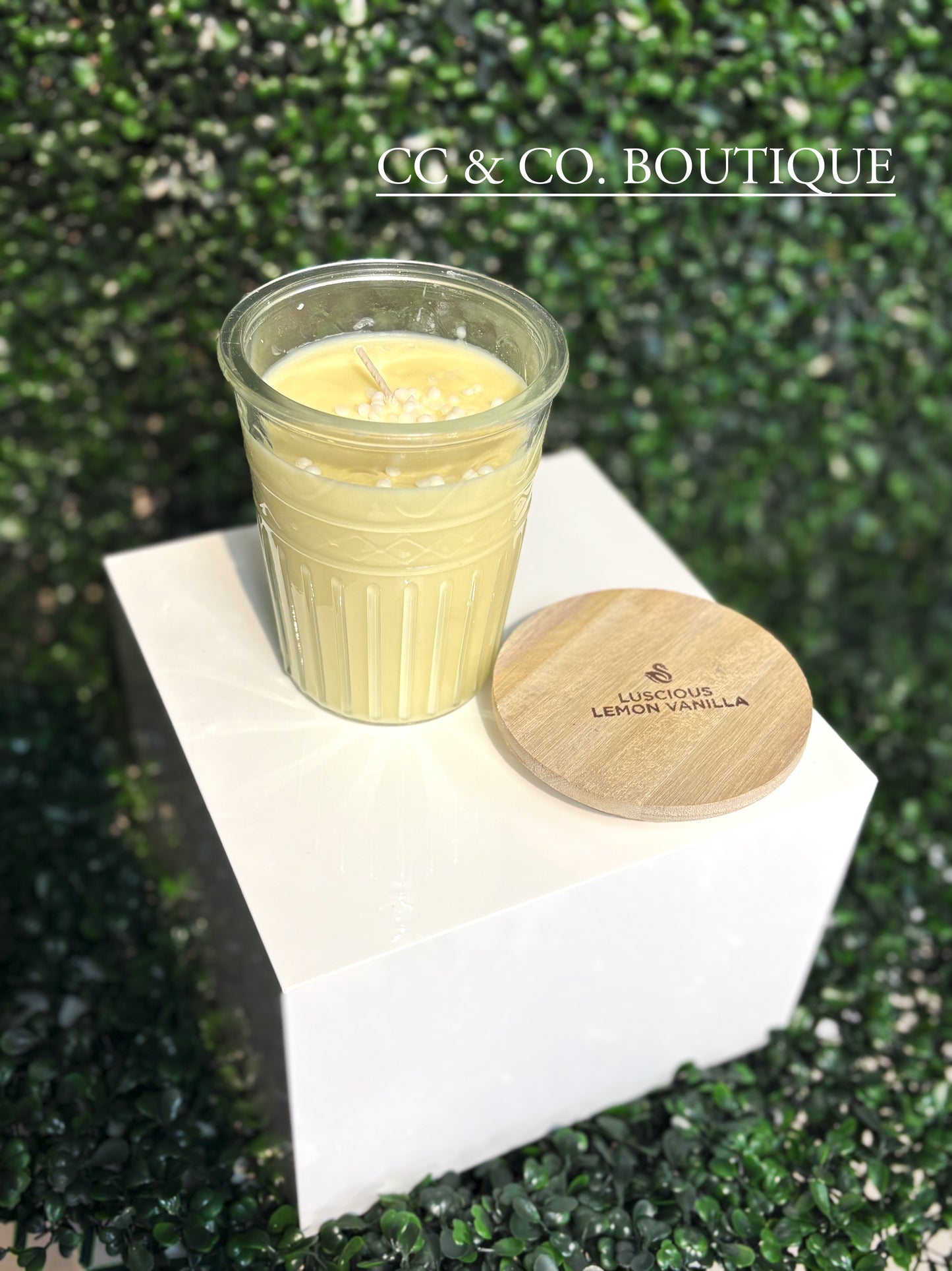 Luscious Lemon Vanilla, 12oz Timeless Jar