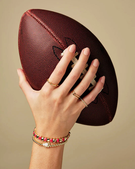 Daphne Enamel Gold Stretch Bracelet