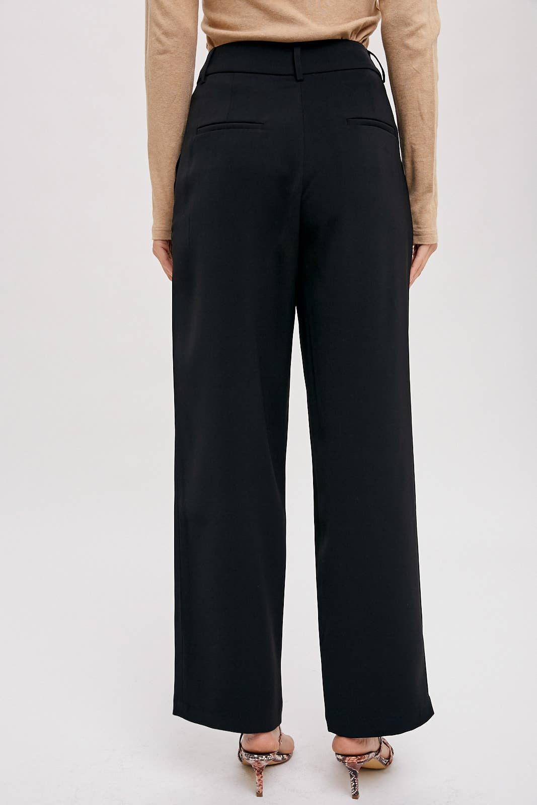 Tailored High Waisted Pants