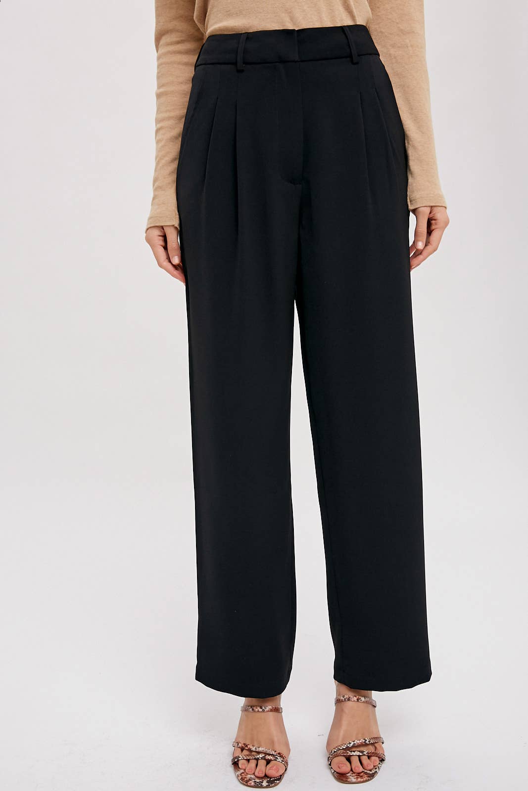 Tailored High Waisted Pants