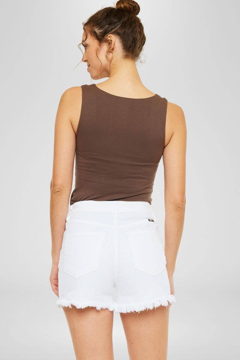 90's Crossover Shorts in White