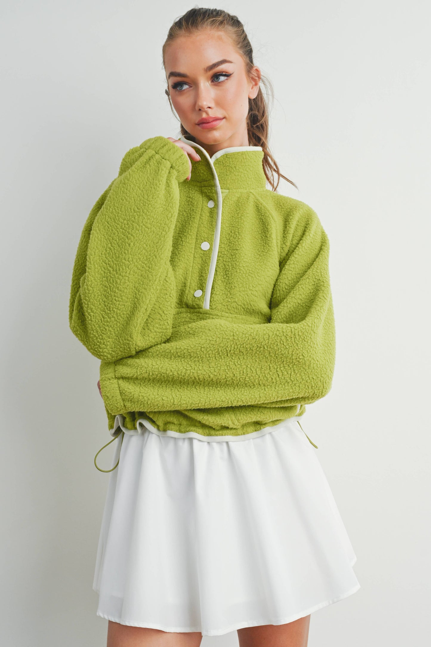 Poplin Waist Elastic Skater Skirts