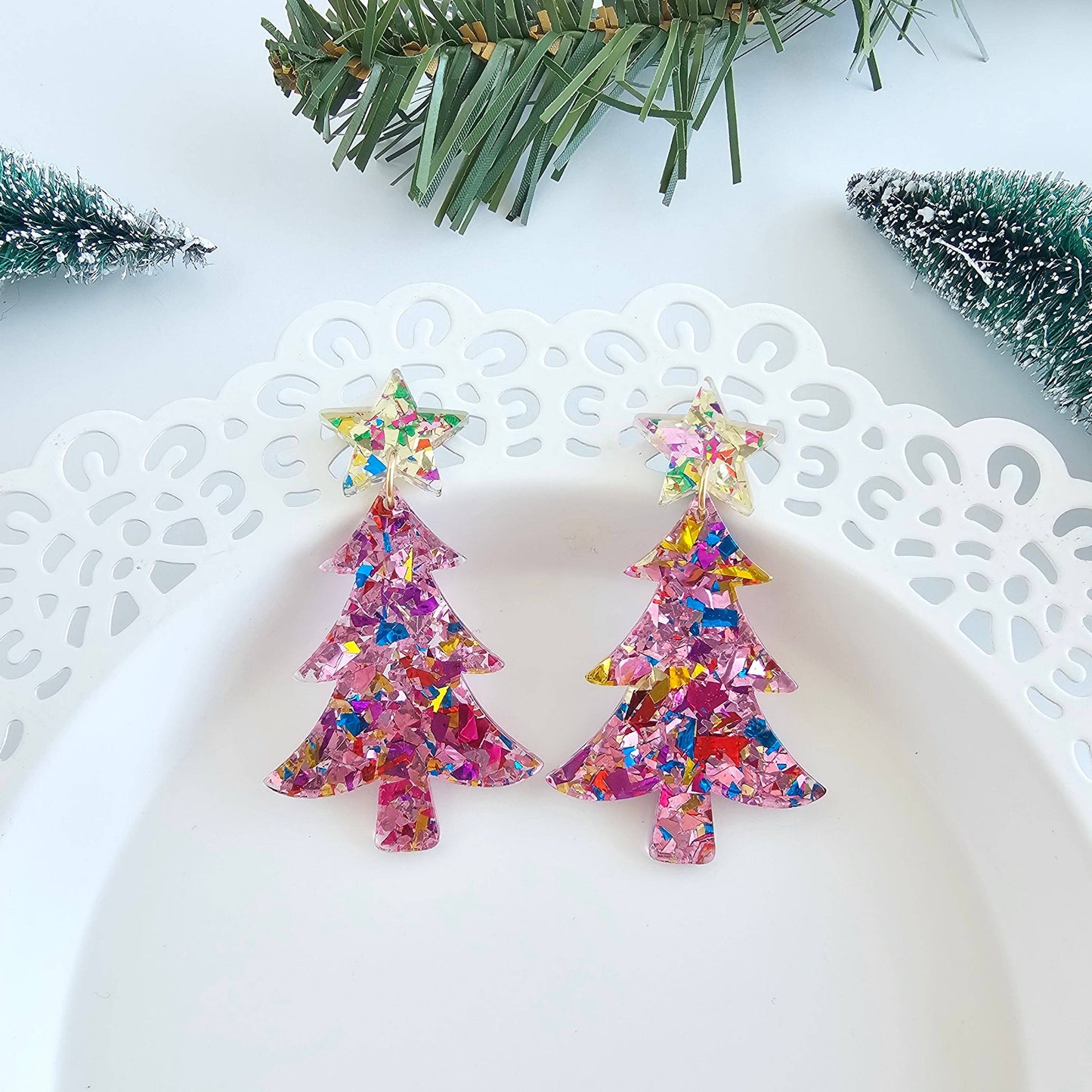 Christmas Tree Earrings