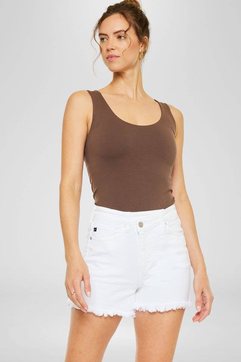 90's Crossover Shorts in White