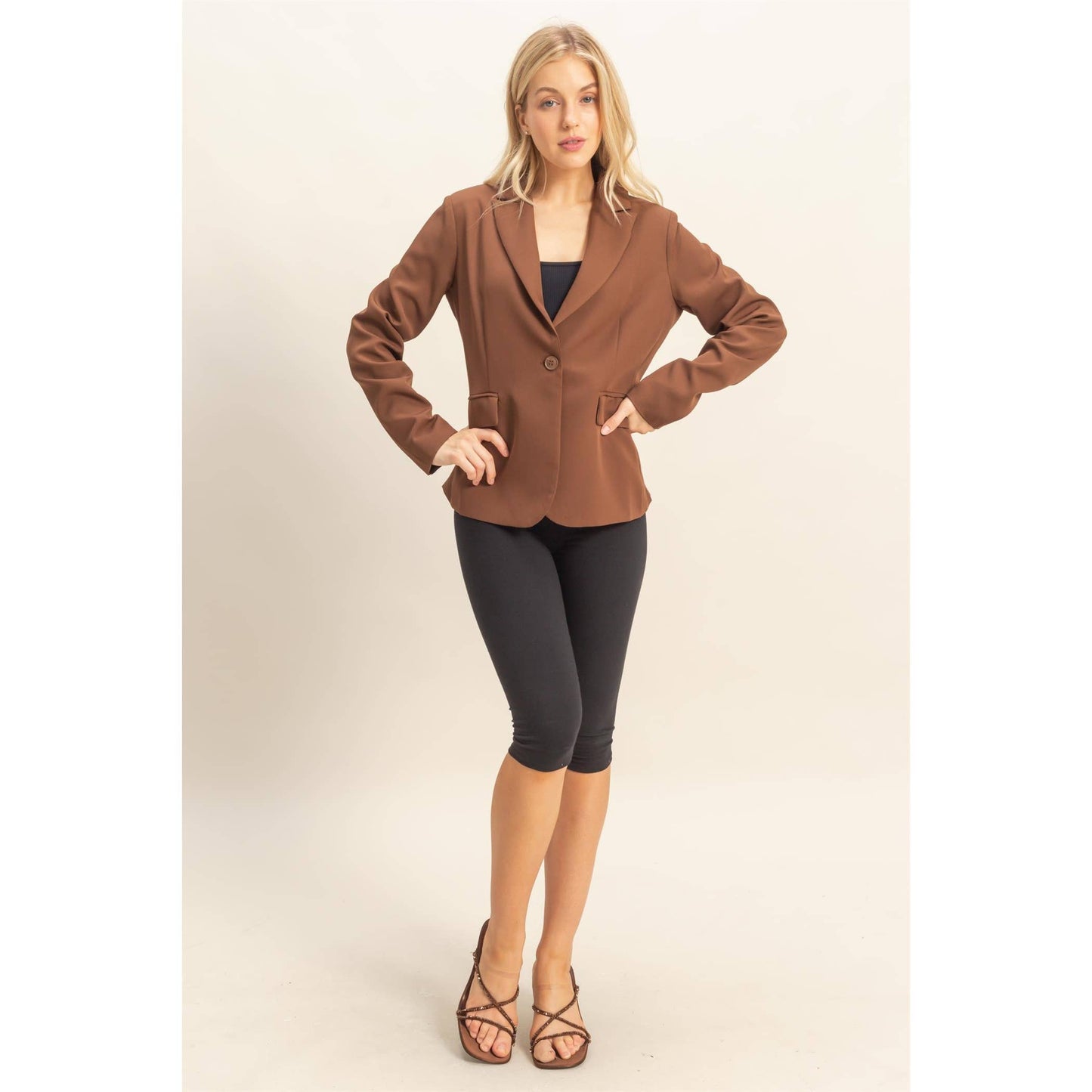 Single Button Blazer