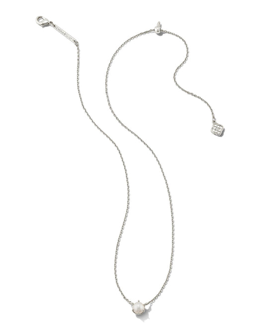 Ashton Silver Pendant Necklace in Freshwater Cultured Pearl