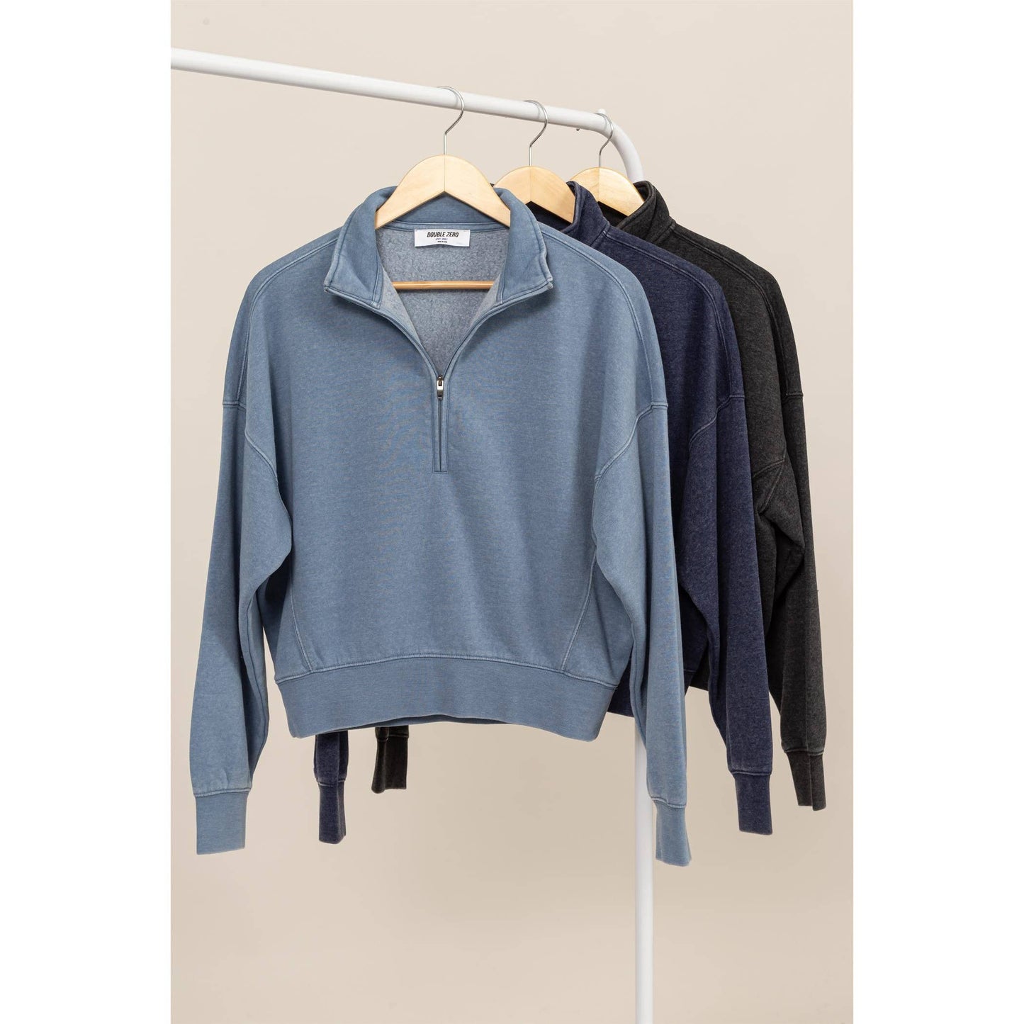 Comfy Half Zip Sweatshirt