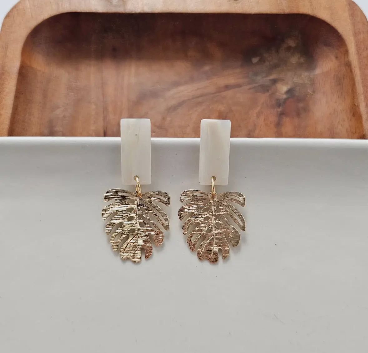 Mini Belize Earrings - Ivory Paradise