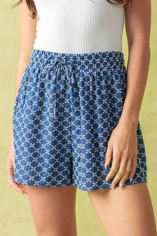 Textured Woven Shorts