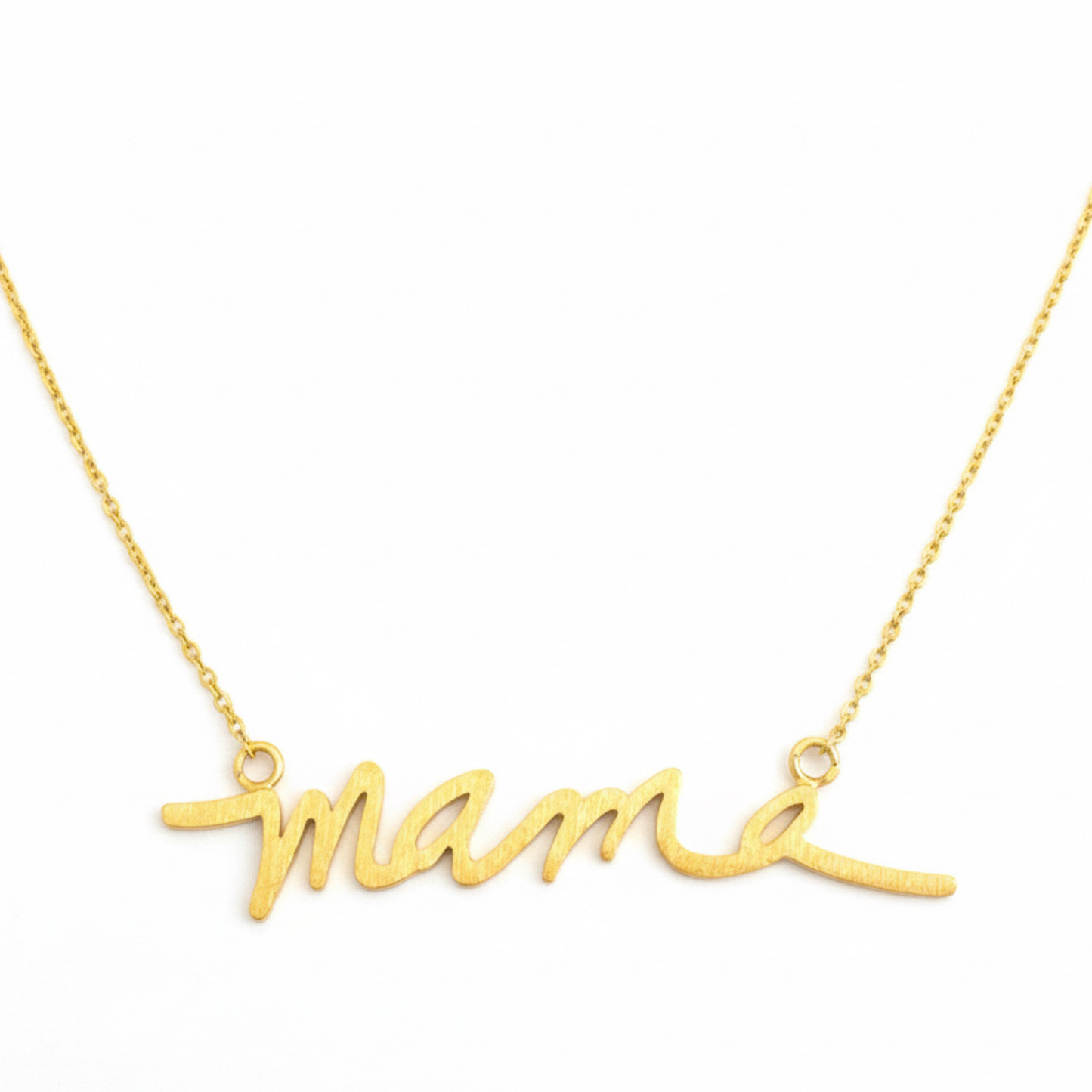 Big Mama Script Necklace