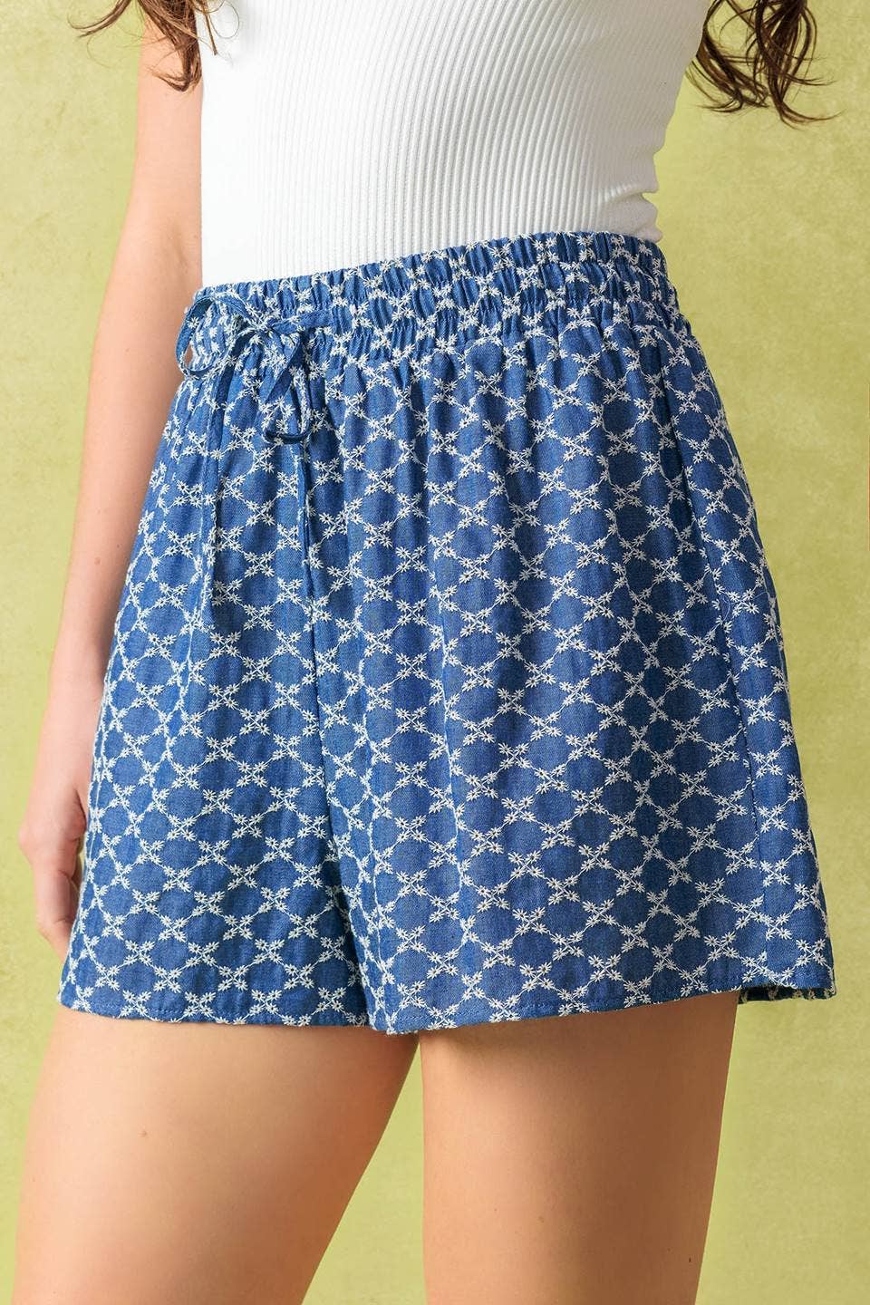 Textured Woven Shorts