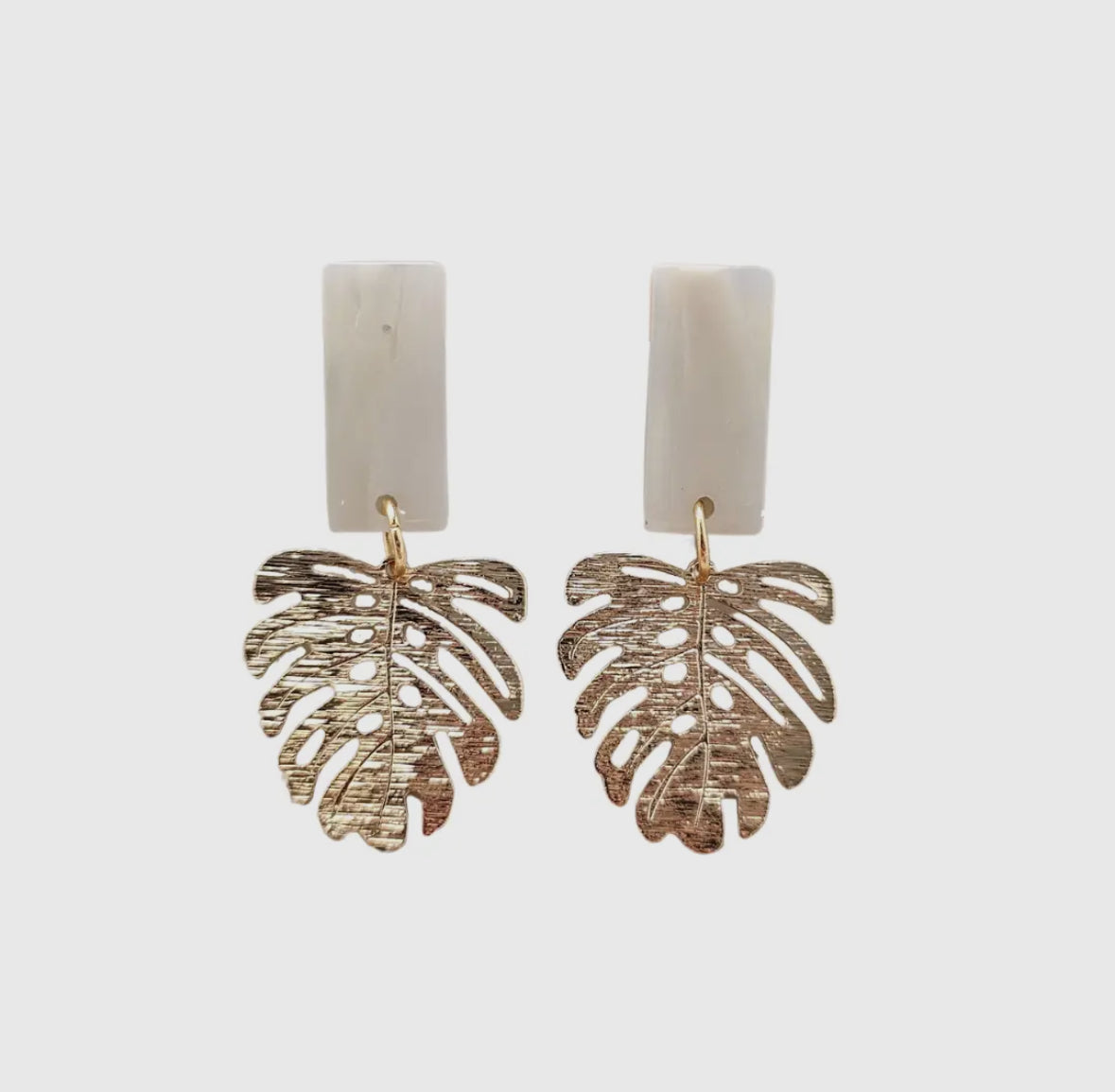 Mini Belize Earrings - Ivory Paradise