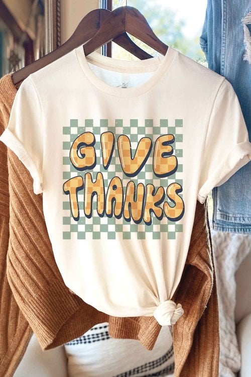 Give Thanks Holiday Tee