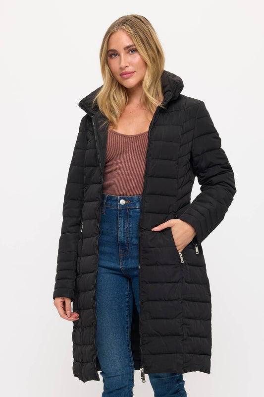 Summit Sleek Quilted Puffer Coat