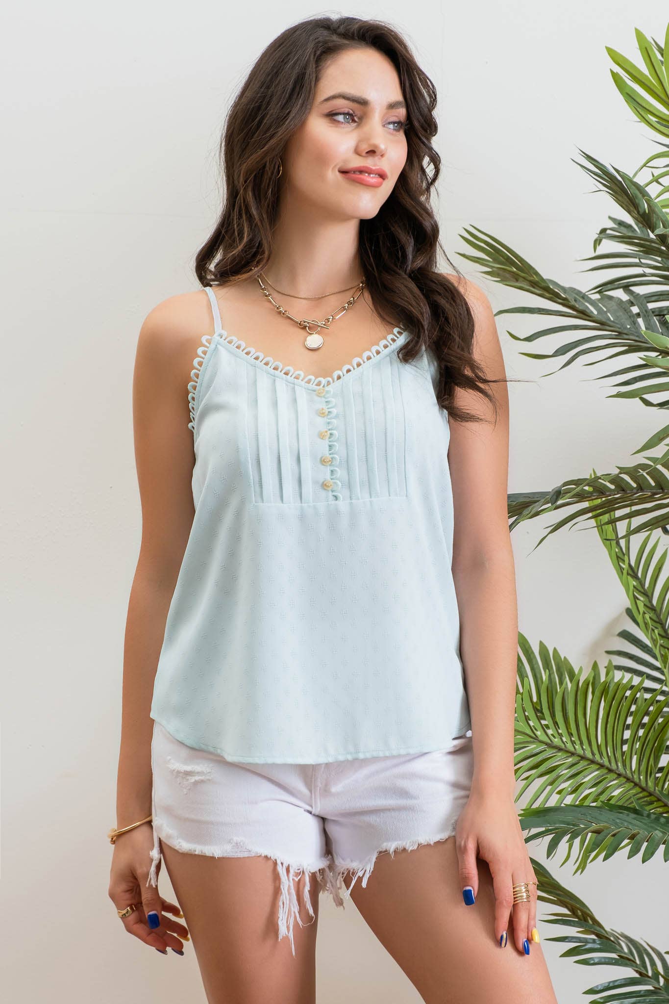 Scallop Lace Top