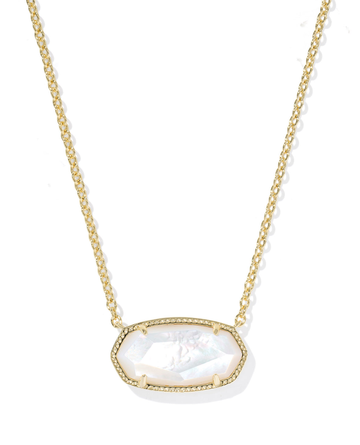 Elisa Gold Statement Short Pendant Necklace