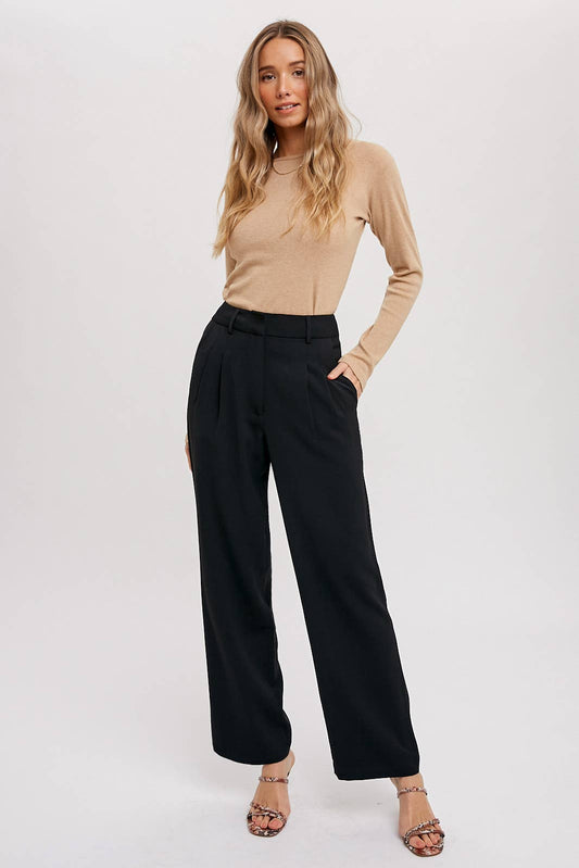 Tailored High Waisted Pants