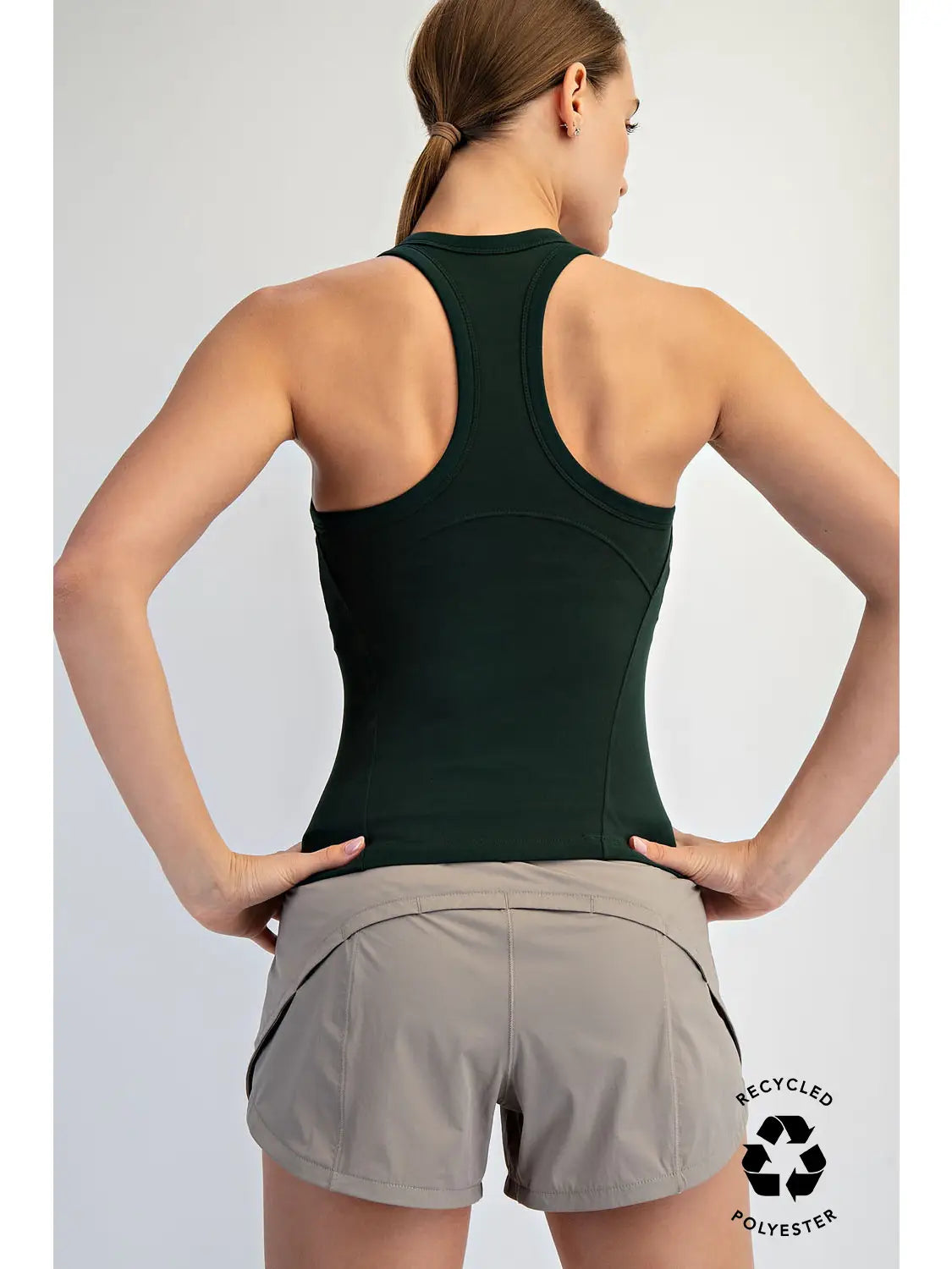 Regency Green Butter Soft Racerback Tank