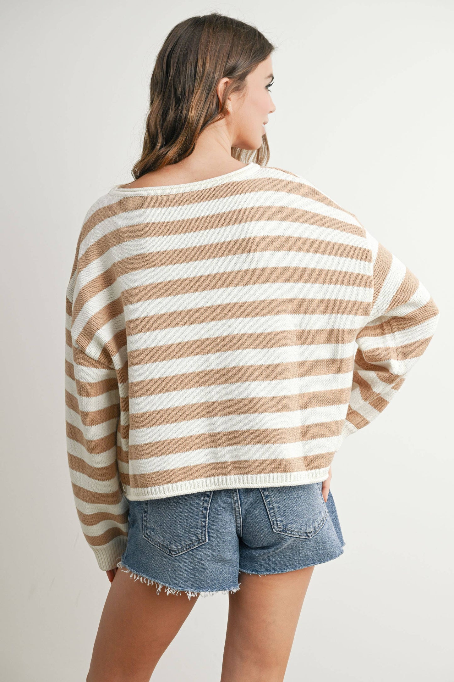 Comfy Stripped Sweater Top