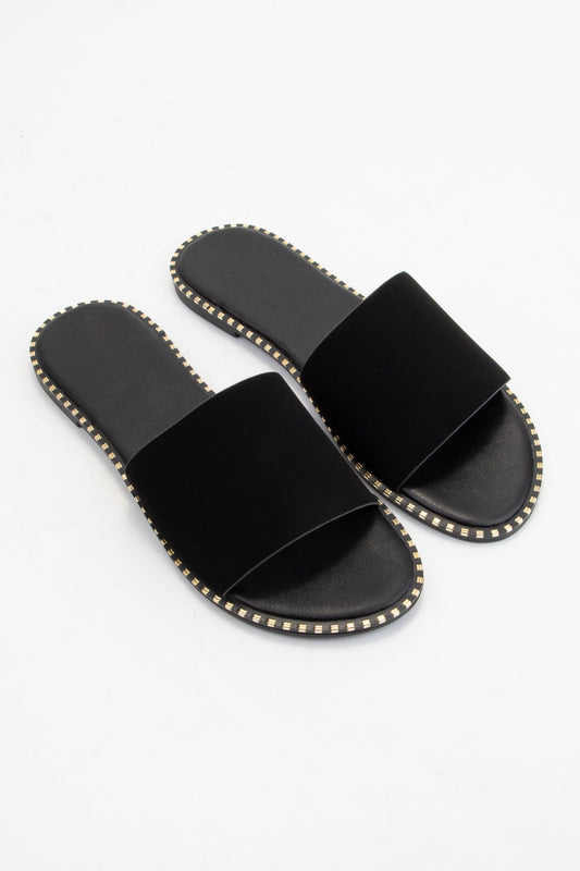 Micah Black Sandals