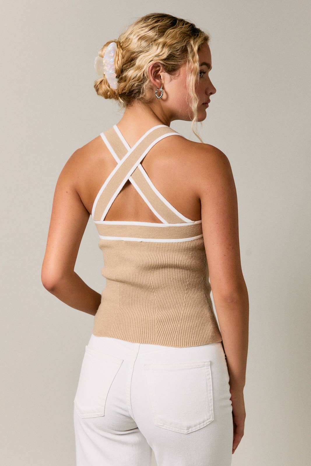 Ribbed Sweater Tank