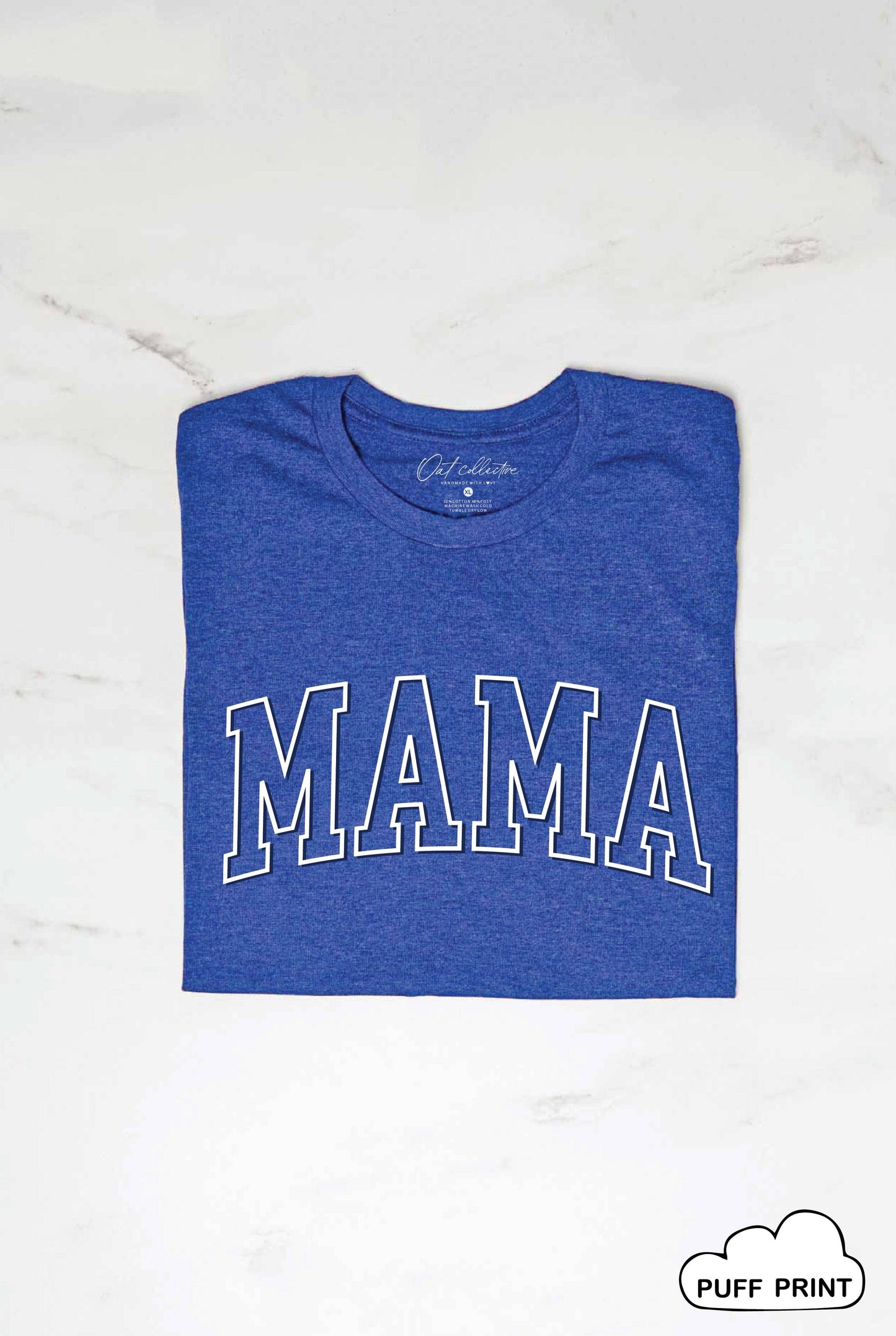 MAMA Puff Print Graphic T-Shirt