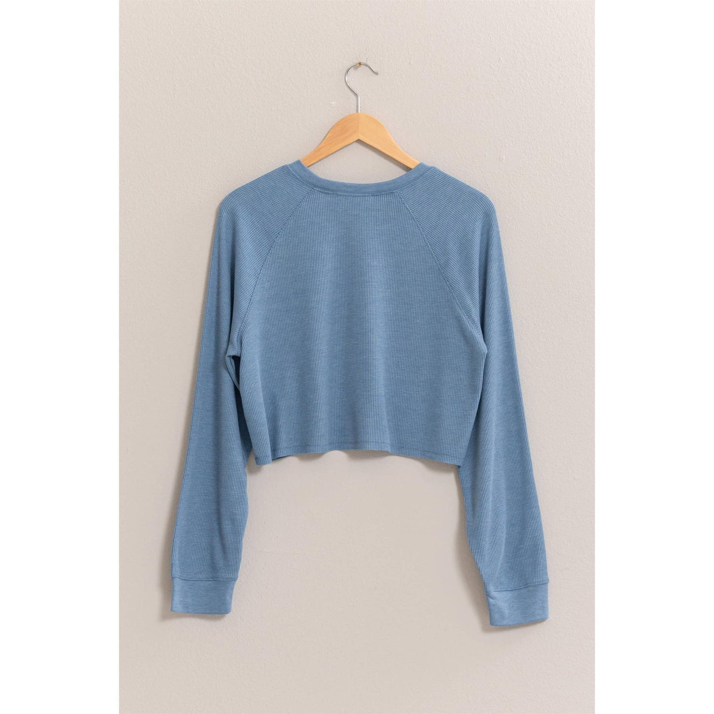 Raglan Sleeve Crop Top