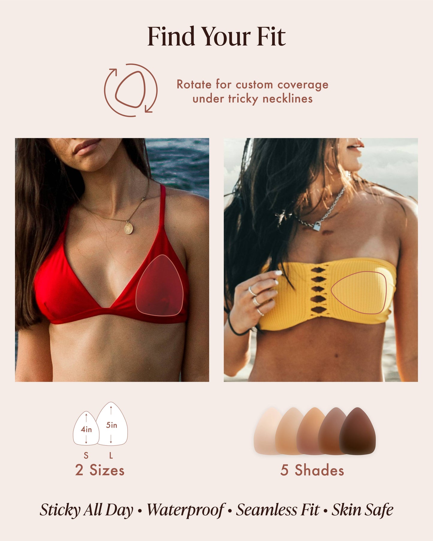 Triangle Adhesive Nipple Covers