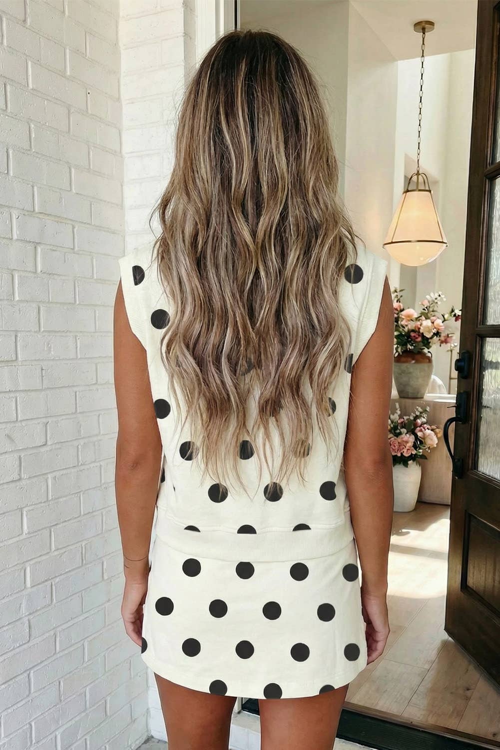 Polka Dot Two-Piece Set