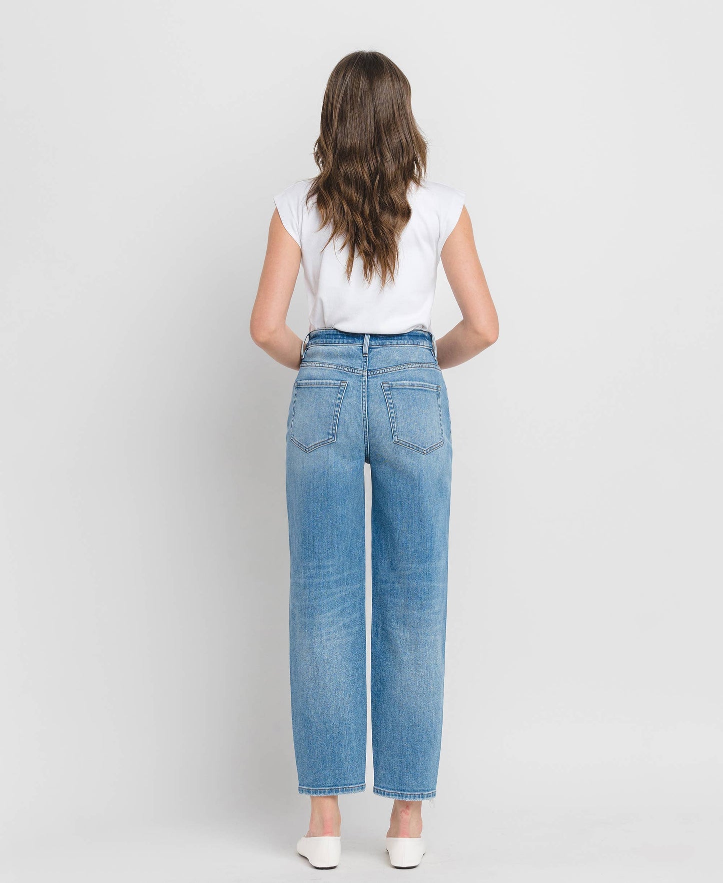 Super High Rise Barrel Fit Jeans