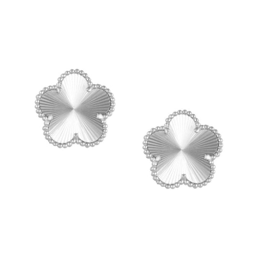Adeline Clover Stud Earring Gold