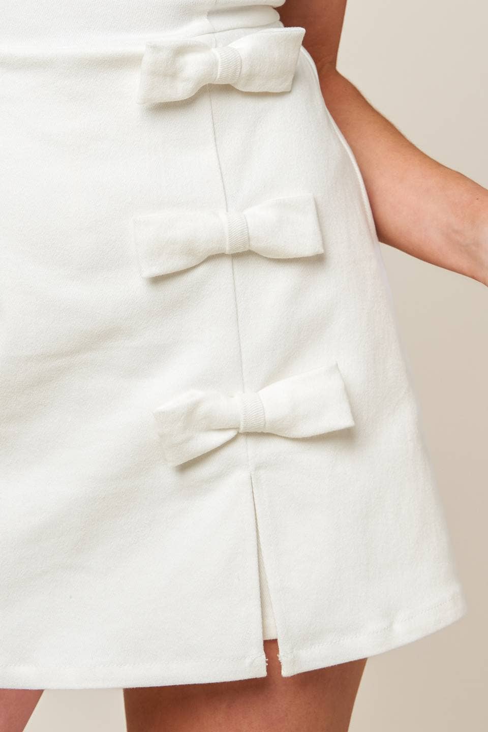 Solid Woven Skort Romper