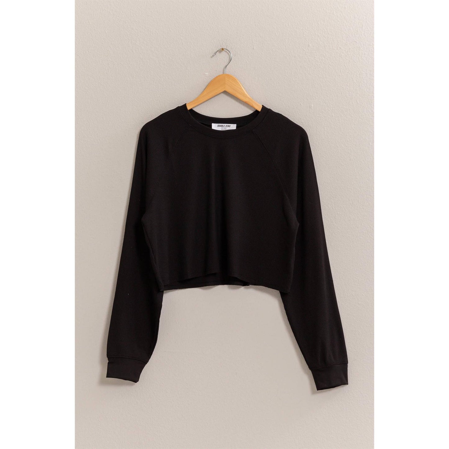 Raglan Sleeve Crop Top