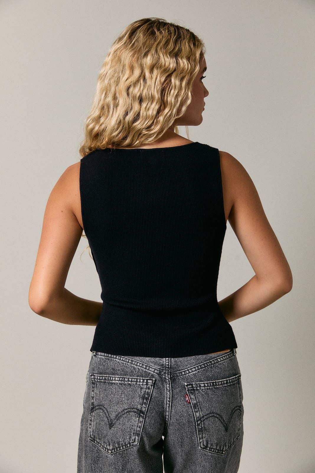 Sleeveless Knit Top