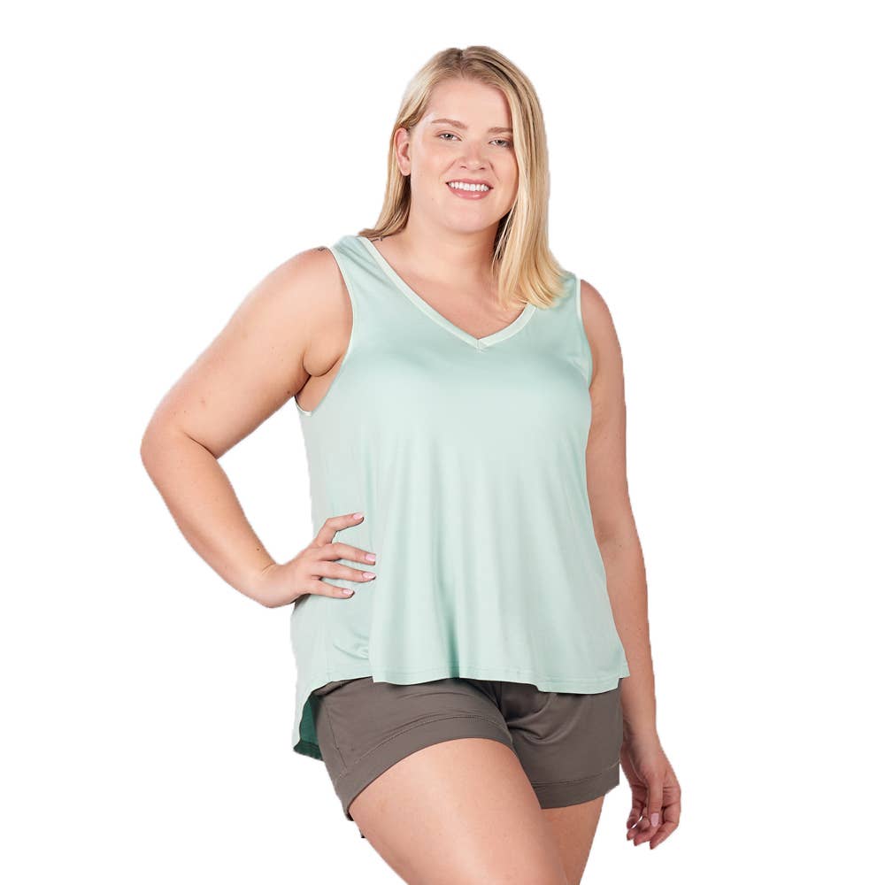 Faceplant Bamboo® Double-V Pajama Tank