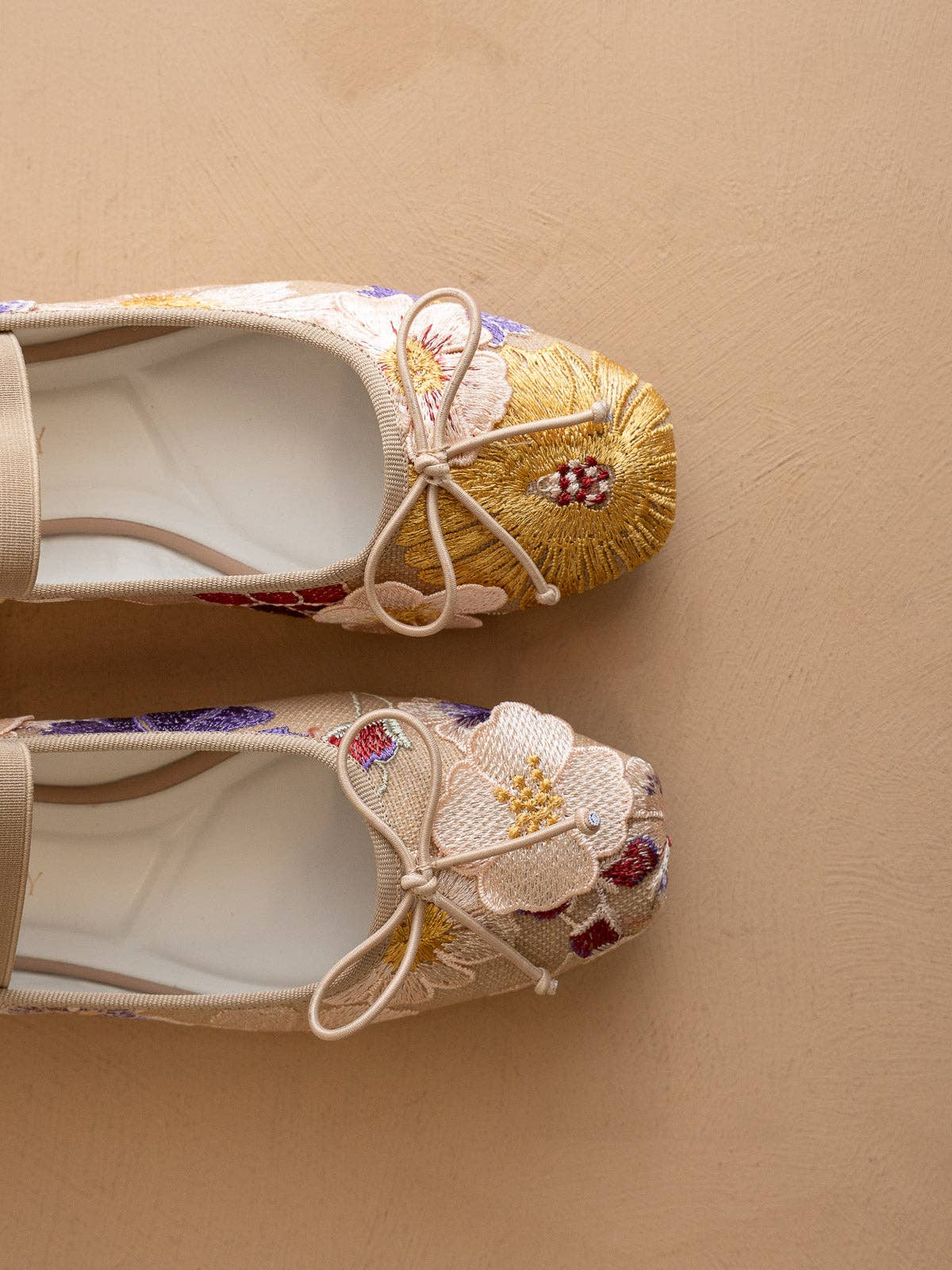 The London | Floral Ballet Pointe Flat