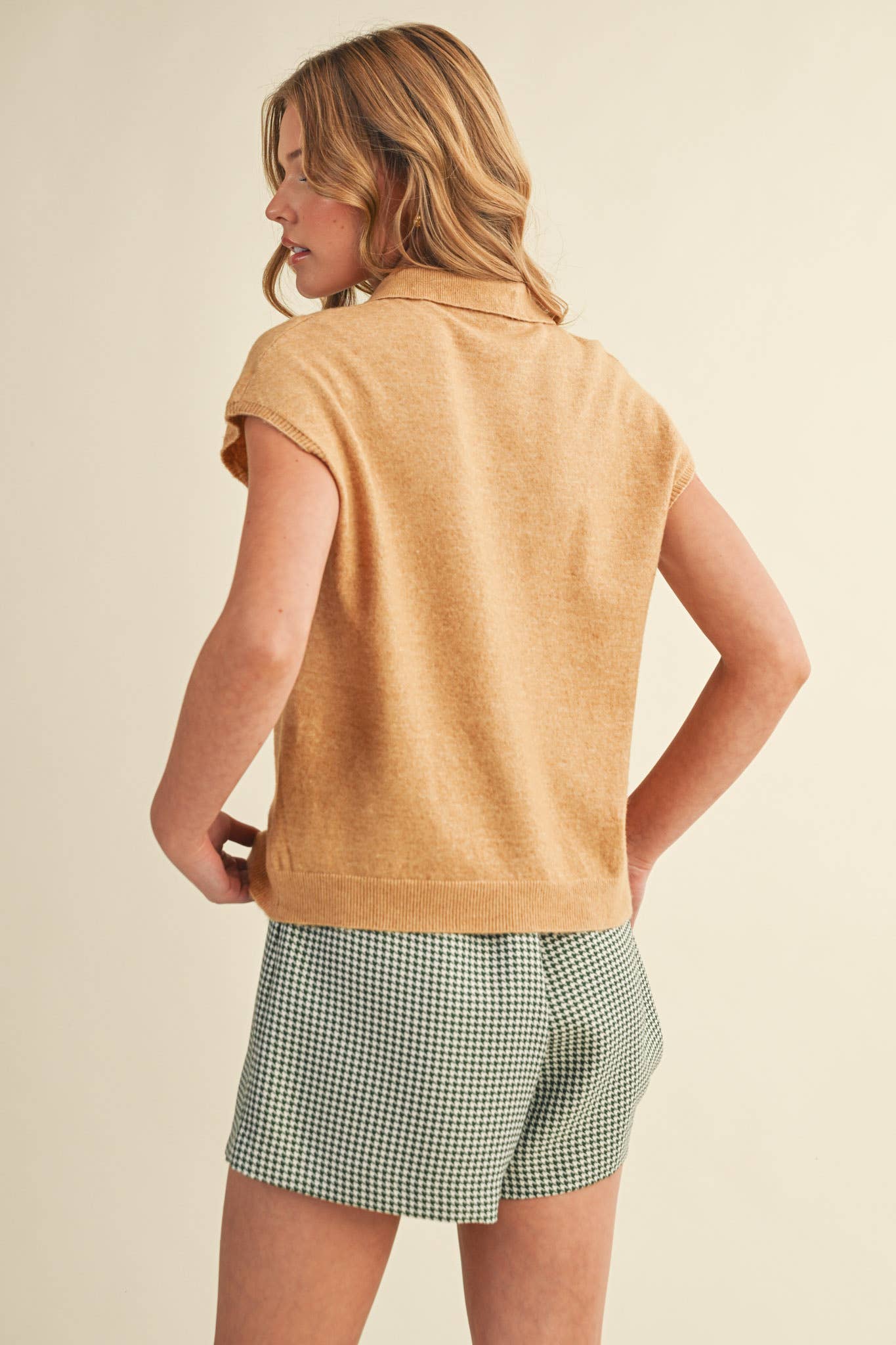 Cap Sleeve Sweater Vest