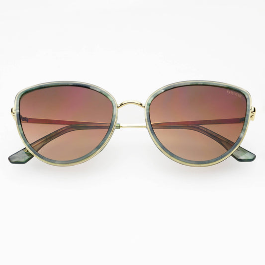 Luna Acetate Womens Cat Eye Sunglasses