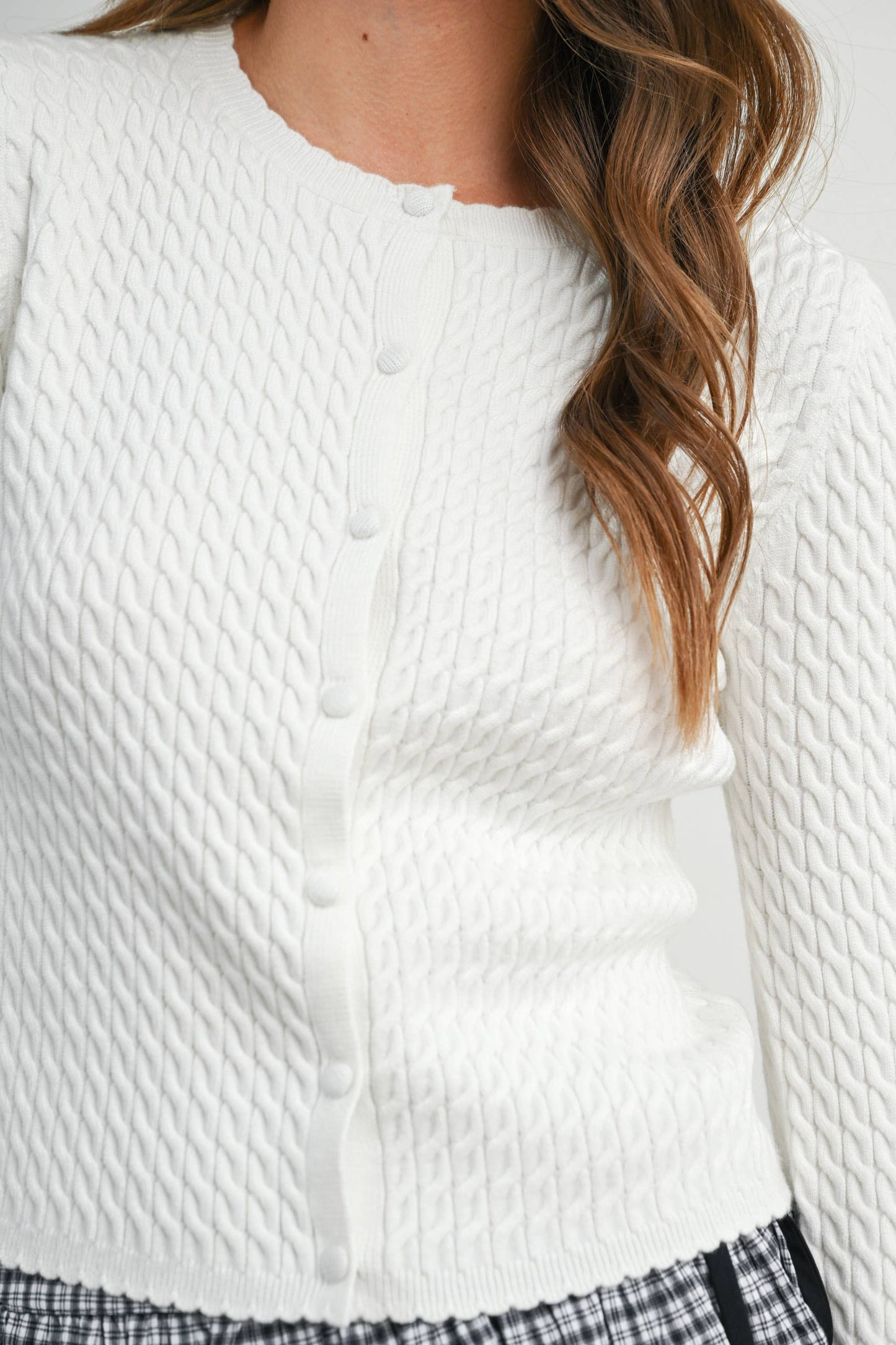 Button-Up Knit Cardigan